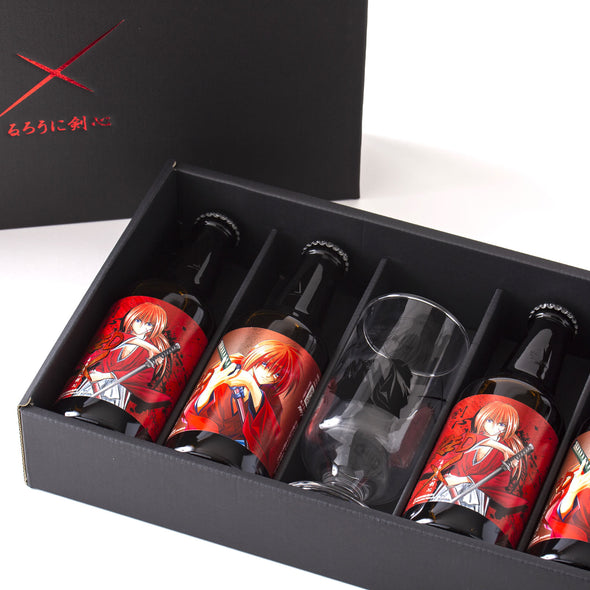 【完売】剣心RedX ビール&グラスSET モデル#1 ステッカー付 (るろうに剣心)