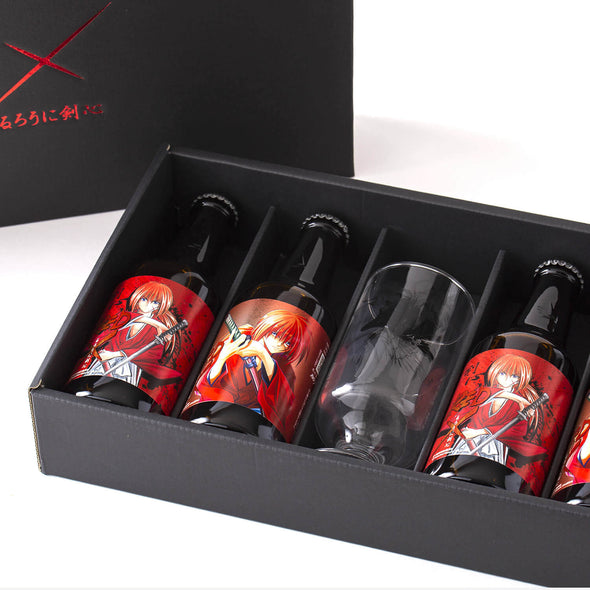 【完売】剣心RedX ビール&グラスSET モデル#2 ステッカー付 (るろうに剣心)